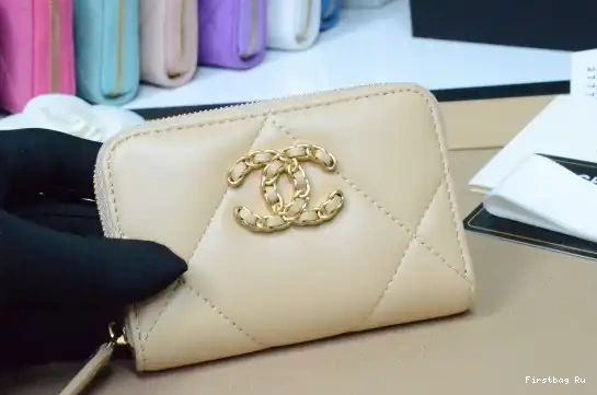 Firstbag Ru COIN PURSE CHANEL ZIPPED 19 0629
